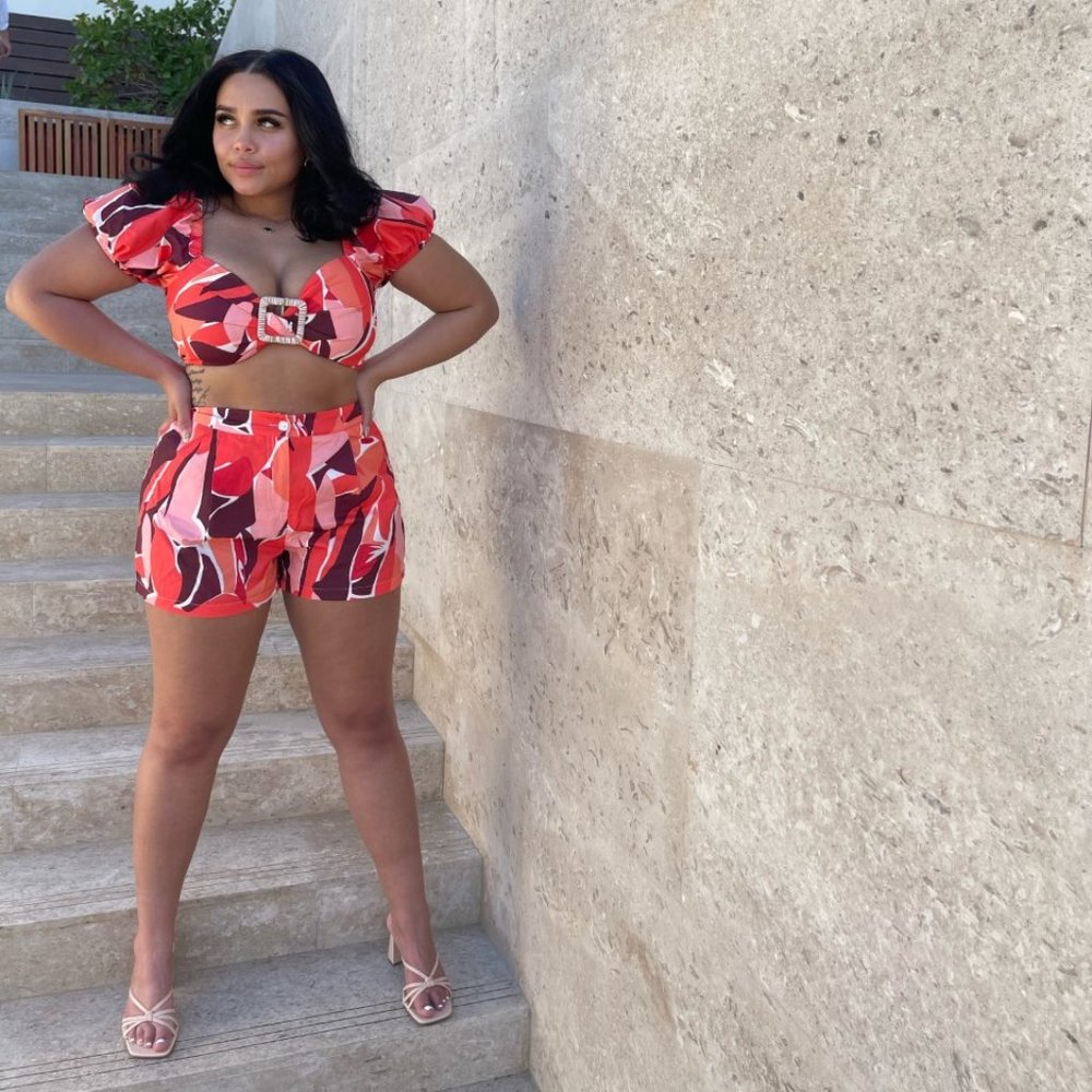 Orange Two Piece Set